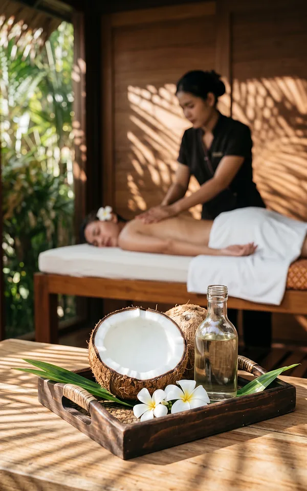 นวดน้ำมันมะพร้าว บริการนวดนอกสถานที่ภูเก็ต Linly Massage